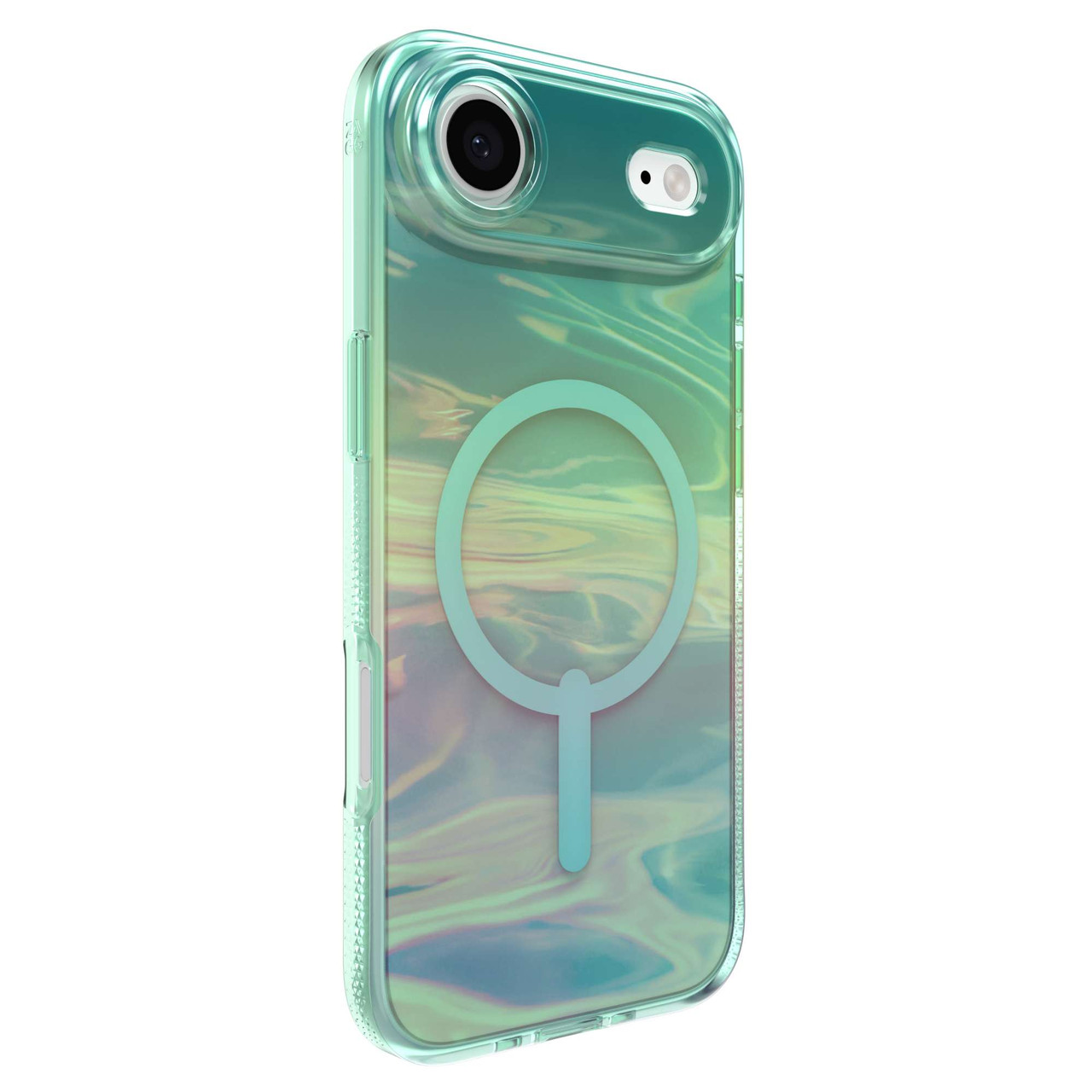 ZAGG Milan Snap Case for iPhone Air - Deep Aurora Graphene Strengthened Phone Case with Drop Protection (13ft/4m) Textured Edges & Sparkle Design MagSafe Charging Compatible