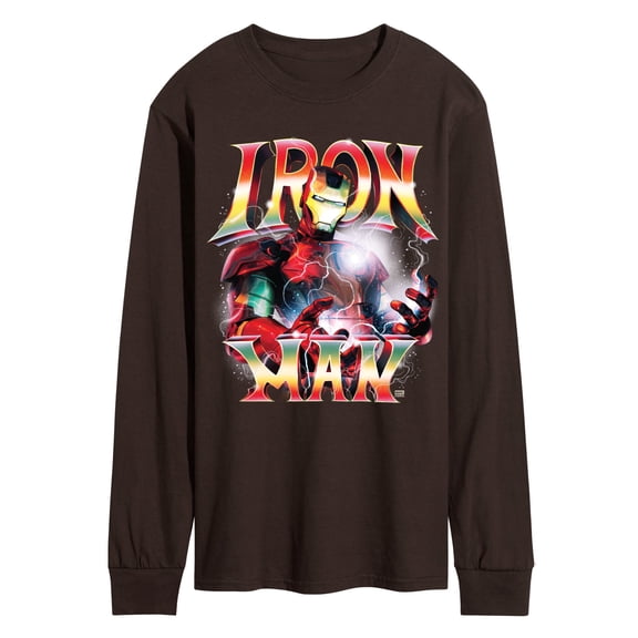 Iron Man - Lightning - Men's Long Sleeve Graphic T-Shirt