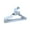 Arctic White, variant on Mainstays Plastic Notched Adult Hangers for Any Clothing Type, Arctic White 100 Count