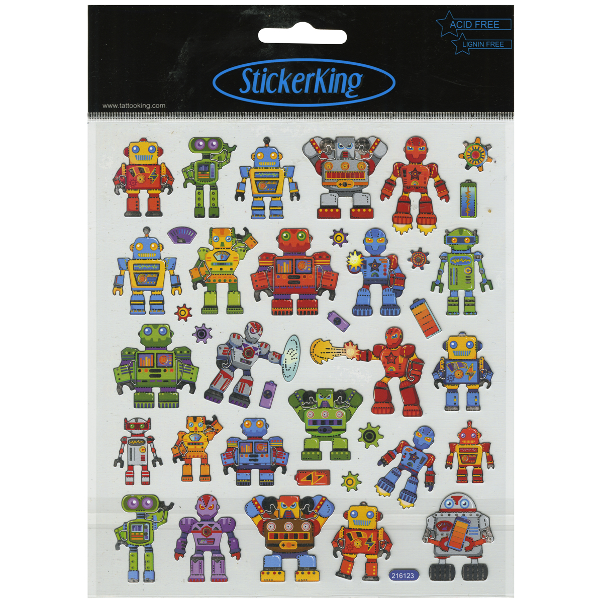 Multicolored StickersRobots