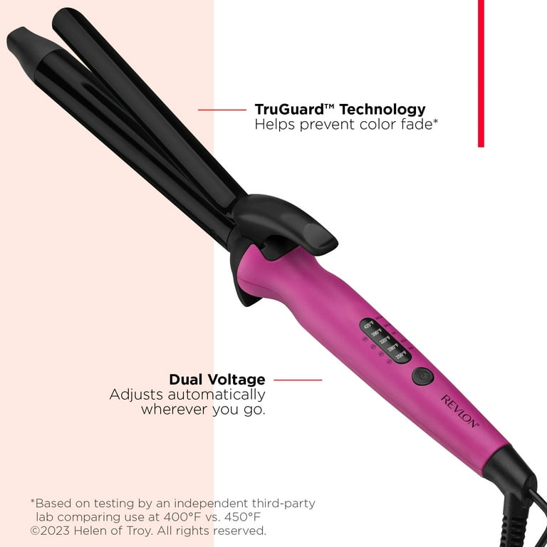 Revlon Easy Heat 1 Precision Curling Iron Pink Walmart