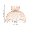 thumbnail image 2 of OULII 1Pcs Hollow Metal Lamp Shade 5.9X5.9X4.5In For Home Decoration, 2 of 8