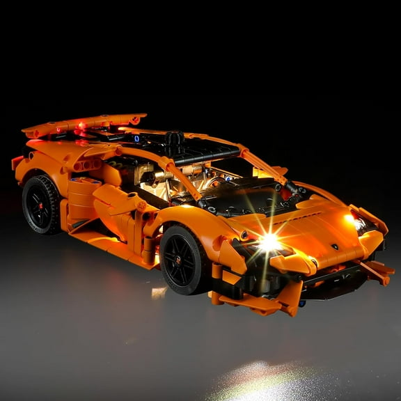 LED Light Kit for Lego 42196  Huracán Tecnica Orange Set,Compatible with Lego 42196 Building Blocks Model(Not Include Blocks Set)