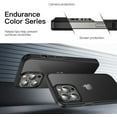 thumbnail image 2 of Casus Frosted Matte Silicone Frame Shockproof Case for iPhone 14 - Black, 2 of 7