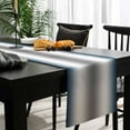 thumbnail image 4 of Navy Blue Grey Cotton Linen Small Table Runner 13 x 36 inch Gray Farmhouse Modern Rustic Non-slip Rectangular Dining Table Decor for Wedding Party Holiday Dinner, 4 of 8