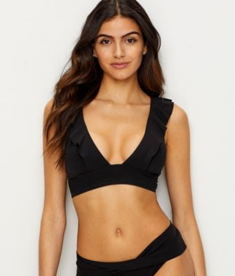robin piccone lina ruffle one piece