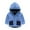 Blue, variant on XBASW Toddler Baby Fleece Hooded Jacket Boys Girls Elastic Thick Coats Spring Autumn Zipper Top for Kids 2-10T