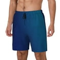 thumbnail image 1 of Fotbe teal blue Traje de Baño para Hombre – Shorts de Natación de Secado Rápido con Forro y Bolsillos-3X-Large, 1 of 6