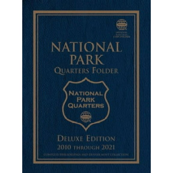 National Park Quarters 2010-21 Philadelphia & Denver Mint Deluxe Edition Coin Folder