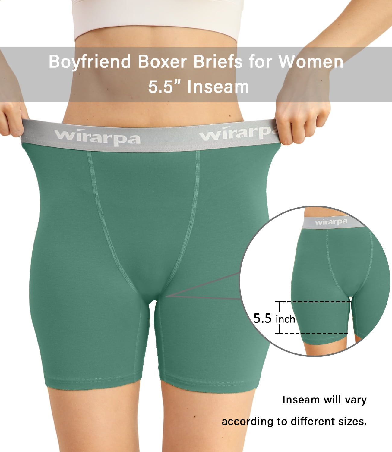 wirarpa Women's Cotton Boxer Briefs Underwear Boy India