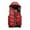 a-Red206, variant on FINALGANG Men's Puffer Vest Solid Color Relaxed Fit Detachable Hood Jacket Sleeveless Zipper Gilet For casual Daily Wear Trendy Top
