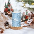 thumbnail image 2 of Yayeee Flameless Candles with Remote Flickering Battery Operated Multi Color Changing, Blue Snowflake, 2 of 7