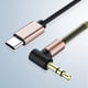 thumbnail image 2 of 2pcs Aux Cable 2pcs Audio Cable Enamelled Copper Conductor Type-C To 3.5mm Audio Flexible For Phone / Tablet ANGGREK Otros, 2 of 8