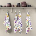 thumbnail image 5 of SKYSONIC Mardi Gras Kitchen Towel Set of 1,Super Soft Absorbent Hand Towel Tea Towel Tableware Cleaning Rag for Kitchen, Home, Hotel, Beach, Bathroom, Gym, 5 of 7