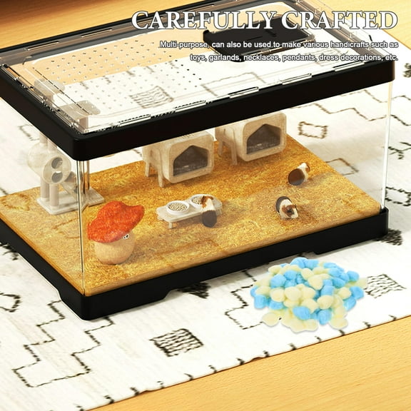 HEATSHAKING 500Pcs Soft Pompons Colorful Cotton Balls for Handicraft Creation