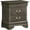 Gray, variant on Homestock Seaside Style Nightstand Featuring 2 Drawers and Traditional Design, Ideal for Storing Bedside Essentials with Lasting Durability, 22"D x 16"W x 24"H-Color:Black