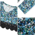 thumbnail image 5 of UVN Fall Tops for Women Long Sleeve Lace Trim V Neck Blouses Dressy Casual A Line Tunic Shirts, 5 of 8