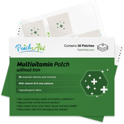 MultiVitamin Plus Topical Patch without Iron by PatchAid Size: 3-Month Supply
