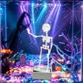 thumbnail image 5 of Hvmvliv Halloween Decoration Luminous Swing Dancing Skeleton Aquarium Ornament,Air-Pump Bubbler,Halloween Party Fish Tank Decor,Gift for Fish Lovers,5.9X1.97in Multicolor-D, 5 of 6