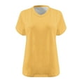 thumbnail image 3 of Aofany Women's Plus Size V Neck T Shirts Summer Half Sleeve Oversized Tees Casual Loose Fit Tunic Tops, 3 of 3
