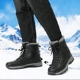 thumbnail image 6 of Northblanc Mens Snow Boots Water Resistant Hiking Boots Non-slip Winter Warm Fur Lined Comfort Outdoor Camping Shoes, 6 of 9