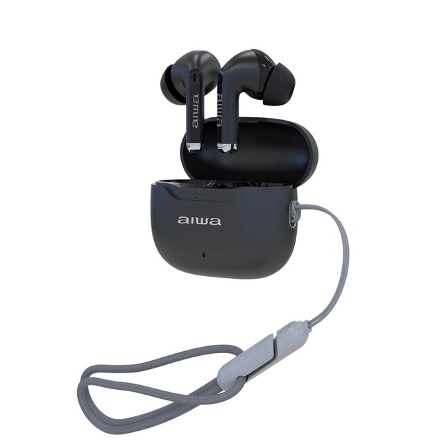 Auriculares In-ear Inalámbricos Aiwa Awtwsg50ancb Noise Cancelling Negro