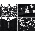 thumbnail image 5 of Hilor Women's Tankini Tops Shirred Tummy Control Swimsuits Cross Back Tankini Swimwear Tops, 5 of 5