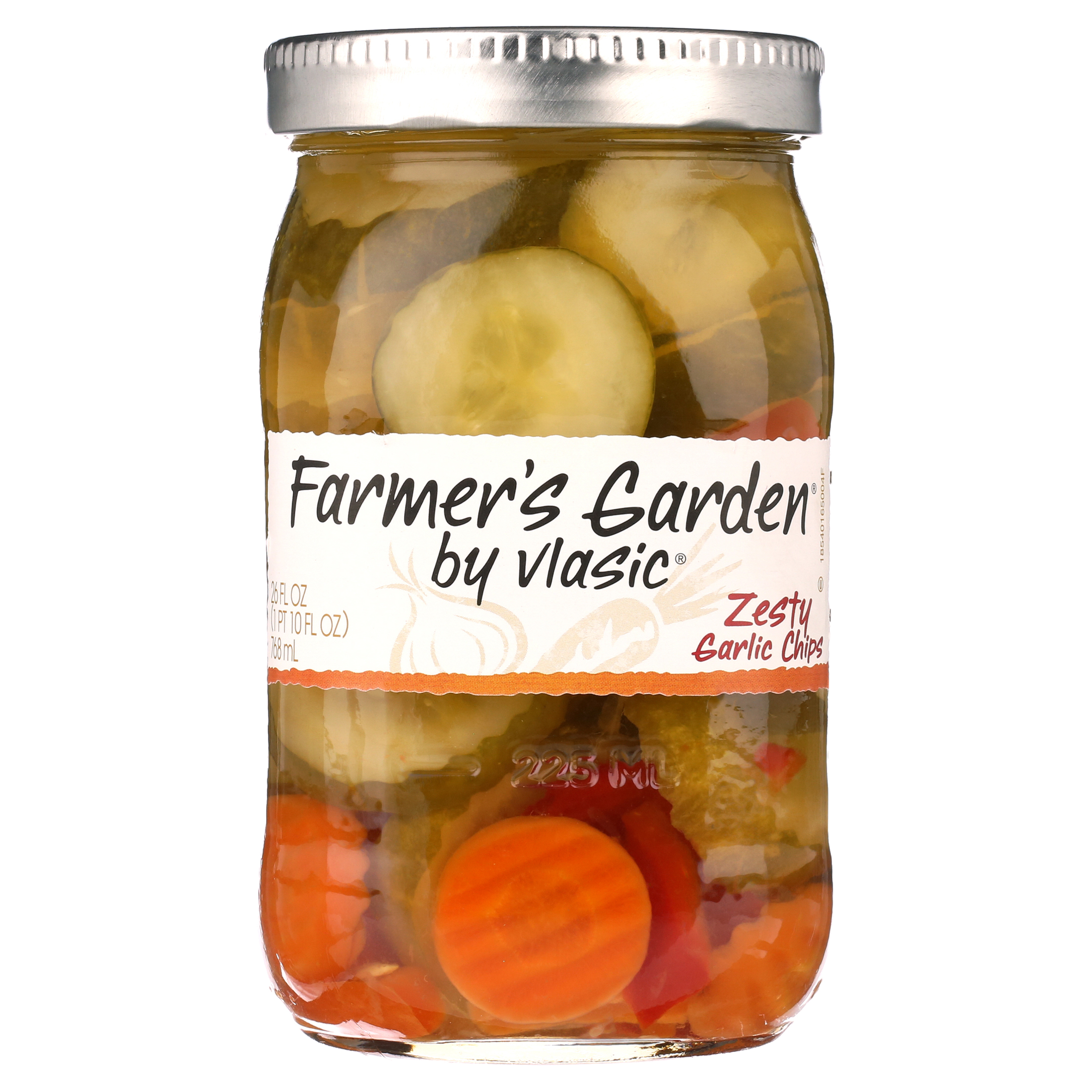 Vlasic Farmers Garden Zesty Garlic Chips Pickles 26 fl oz - image 5 of 7