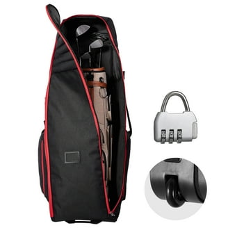 オジオOGIOトラベルカバー トラベルバッグSTRAIGHTJACKET RED OGIO Savage Padded Zippered Golf Bag Travel Cover Bag w/ Wheels