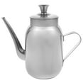 thumbnail image 4 of BRIGHTFUFU Olla de aceite de acero inoxidable, contenedor de aceite, lata de almacenamiento de grasa, dispensador de vinagre, hervidor, 4 of 6