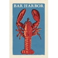 thumbnail image 4 of Acadia National Park, Maine, Lobster, Woodblock (1000 Piece Puzzle, Size 19x27, Challenging Jigsaw Puzzle for Adults and Family, Made in USA), 4 of 4