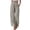 Khaki, variant on Women's Spring Satin Straight Leg Pants Loose Casual Comfort Fit