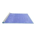 thumbnail image 2 of Ahgly Company Machine Washable Indoor Rectangle Oriental Blue Industrial Area Rugs, 8' x 10', 2 of 4