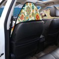 thumbnail image 4 of Bulopur Retro Front Car Seat Towel Universal Soft Breathable Seat Protector Boho Floral Non-Slip Towel for Car Decor Fit SUV Sedan Truck, 4 of 8