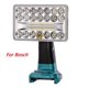 thumbnail image 1 of Para Makita DEWALT para Artesano Black decker Milwaukee Bosch 5 Pulgadas 2000 Lúmenes 18V Linterna LED Interior Exterior Foco Luz con Luz de Trabajo USB, 1 of 16
