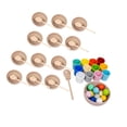thumbnail image 3 of LeeQinersw Balls in Cups Training Logical Thinking Board Game Number Counting Color Sorting 12 balls and cups, 3 of 9
