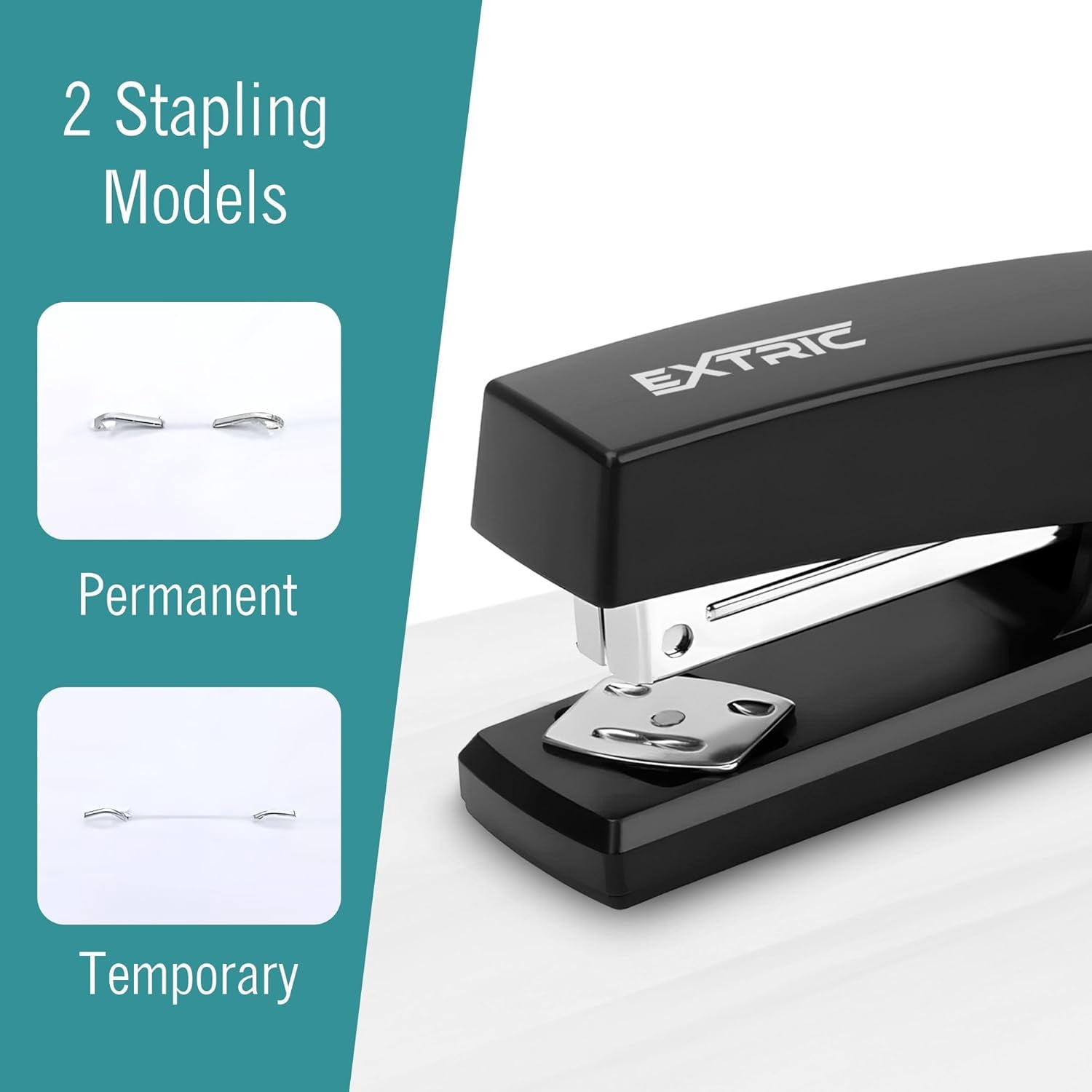 Stapler – Staplers for Desk, Black Stapler Heavy Duty 3 Pack, Staplers 25 Sheet Capacity for Office and Home