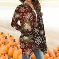 thumbnail image 1 of Cardigans pour Femmes Cardigan Long Cardigans pour Femmes Liquidation Cardigan Impression Numérique Manteau de Noël à Manches Longues pour Femmes, 1 of 9