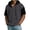 M757 Dark Gray2, variant on Tfken Summer Men Tshirts Hooded Patchwork Short Sleeve Drawstring Tops With Zipper Casual Daily Wear Male Leisure Shirts Green