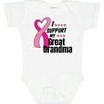 thumbnail image 3 of Inktastic Breast Cancer Awareness I Support My Great Grandma Boys or Girls Baby Bodysuit, 3 of 5