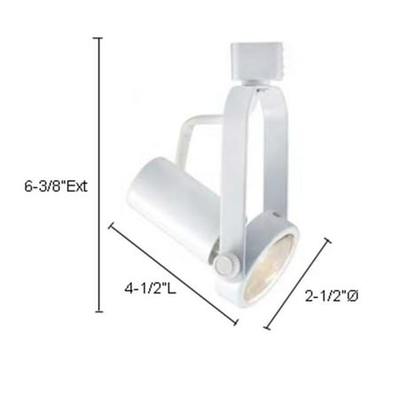 Wht Line Voltage Track Lighting - Classic Series Line Voltage Track Light, Black