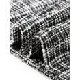 thumbnail image 5 of INSPIRE CHIC Women's Tweed Dress Mock Neck Sleeveless Work Sheath Dress XL Black, 5 of 6