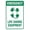 Warning Sign 2, variant on Emergency Exit Green Warning Sign 8"x12" - Metal Security Easy to Mount for Home Business Yard Garden Office Street Road