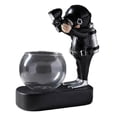 thumbnail image 1 of Space Astronaut Diver Hydroponic Glass Vase Table Decoration, 1 of 9