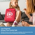 thumbnail image 2 of Besst Survivor Comprehensive First Aid Kit -Labeled Compartments for Trauma & Emergencies, Compact Emergency Kits for Car, Boats, Camping, Hurricanes, 2 of 8