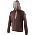 thumbnail image 1 of Awdis - Sudadera con capucha Modelo Varsity - Correr/Fitness/Gym/Deporte (Chocolate / Vainilla), 1 of 1