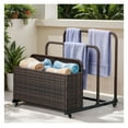 thumbnail image 2 of JTAOT Outdoor Rolling Pool Float Caddy Dolly Towel & Toy Storage Organizer with Caster, 2 of 8