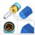thumbnail image 3 of Unique Bargains R1234YF Low Side Quick Coupler R1234YF to R-134A AC Charging Hose Adapter Fitting Connector Silver Tone, 3 of 7