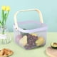 thumbnail image 4 of Cesta de de Metal, Cestas de Cocina Colgantes Multifuncionales, Cesta de Frutas con Asa para Cocina, Baño, Picnic, Color, 4 of 5