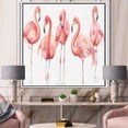 thumbnail image 3 of Flamant Rose Shabby - Toile Encadrée Style Ferme, 3 of 3